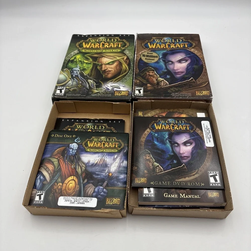 World of Warcraft The Burning Crusade PC 2007 Blizzard RPG Expansion Set
